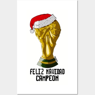 feliz navidad campeon Posters and Art